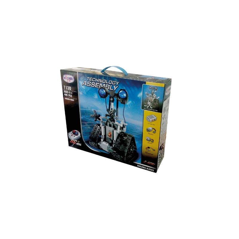 GENERICO - Robot Armable Kit 408 Piezas Eléctrico Con Mando - SC