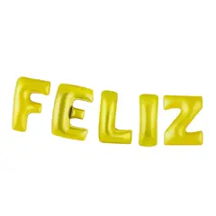 GENERICO - GLOBO METALICO 16 FELIZ DIA X1 UNI