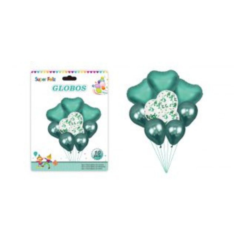 GENERICO - GLOBOS VARIADOS 10 PCS
