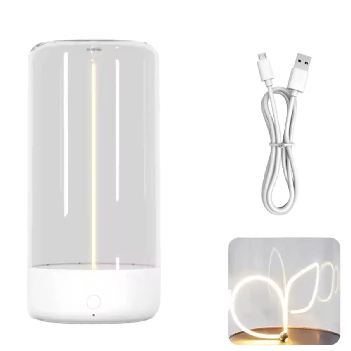 GENERICO - Lámpara Magnetica Luz Led Decorativa Recargable