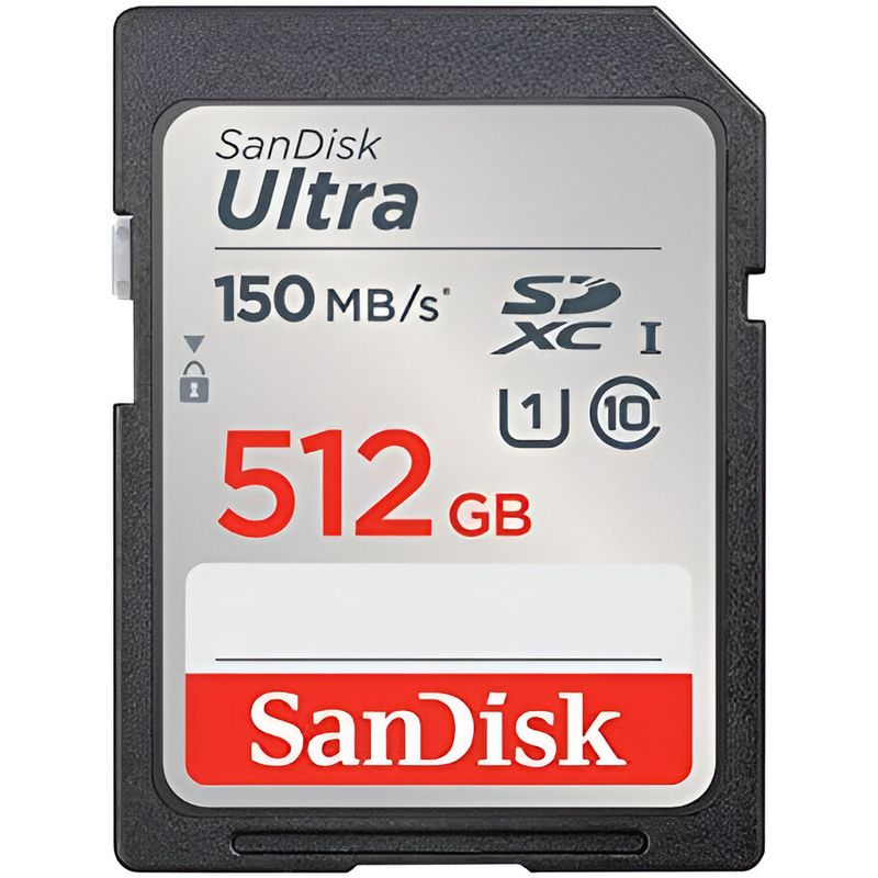 SANDISK - Tarjeta Memoria Sandisk Ultra Sd 512gb 150 Mb/s C10
