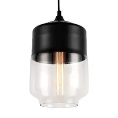 HOME NEAT - Lámpara de techo con pantalla de Vidrio de 18cm E27