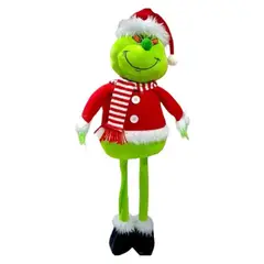 GENERICO - Adorno Navideño Grinch Pascuero Patas Largas Muñeco Navidad