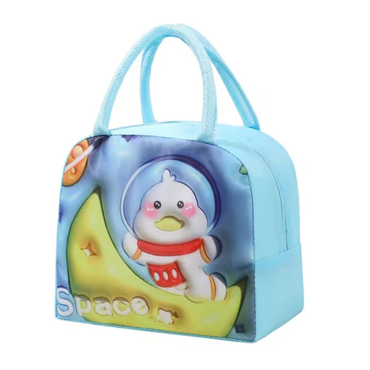 GENERICO - Lonchera Térmica Diseño de Pingüino Espacial -Mantén tus Alimentos Frescos