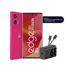 MOTOROLA - Celular Moto Edge 50 Fusion 8GB + 256GB Hot Pink