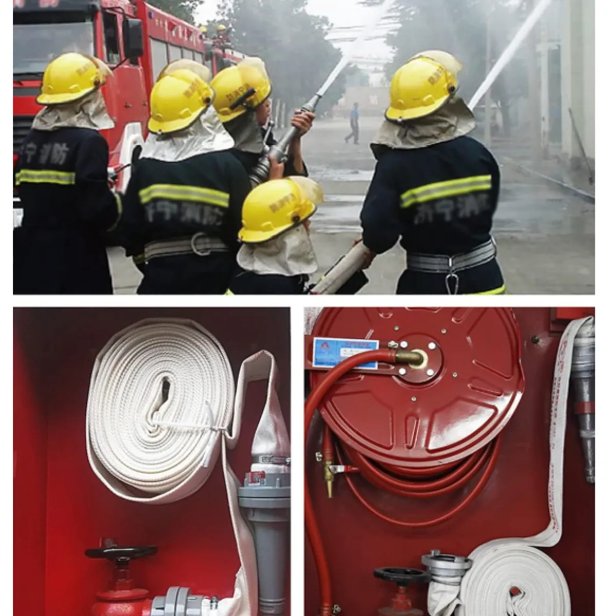 KUANGYE - Manguera De Incendio 2 PuLG 25Mts, Con 2 Conectores