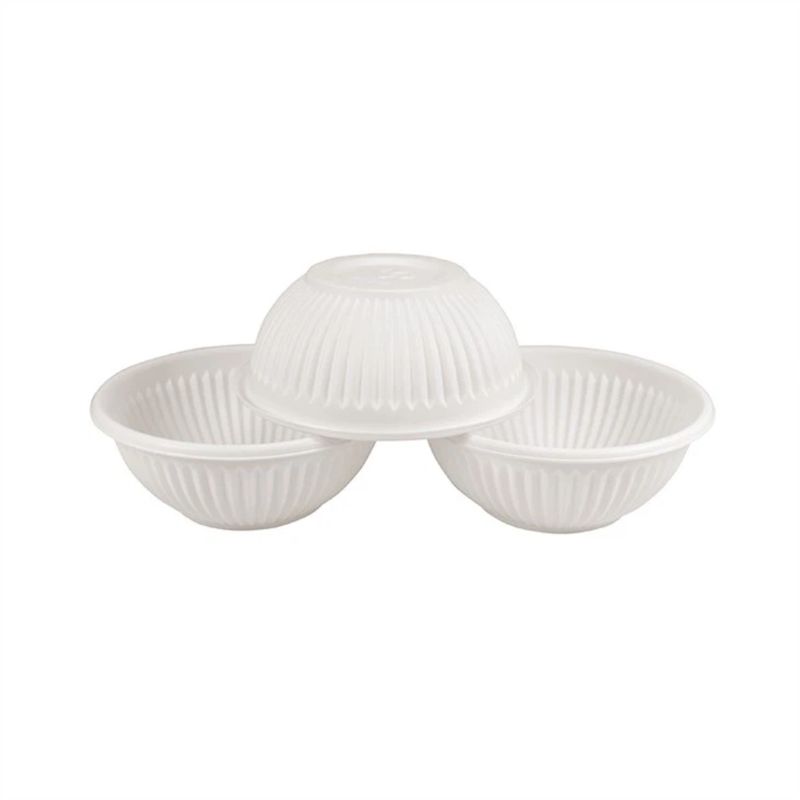 GENERICO - Bowl Blanco Biodegradable 9oz 270cc 10 unidades Bioely