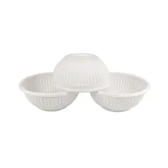 GENERICO - Bowl Blanco Biodegradable 9oz 270cc 10 unidades Bioely