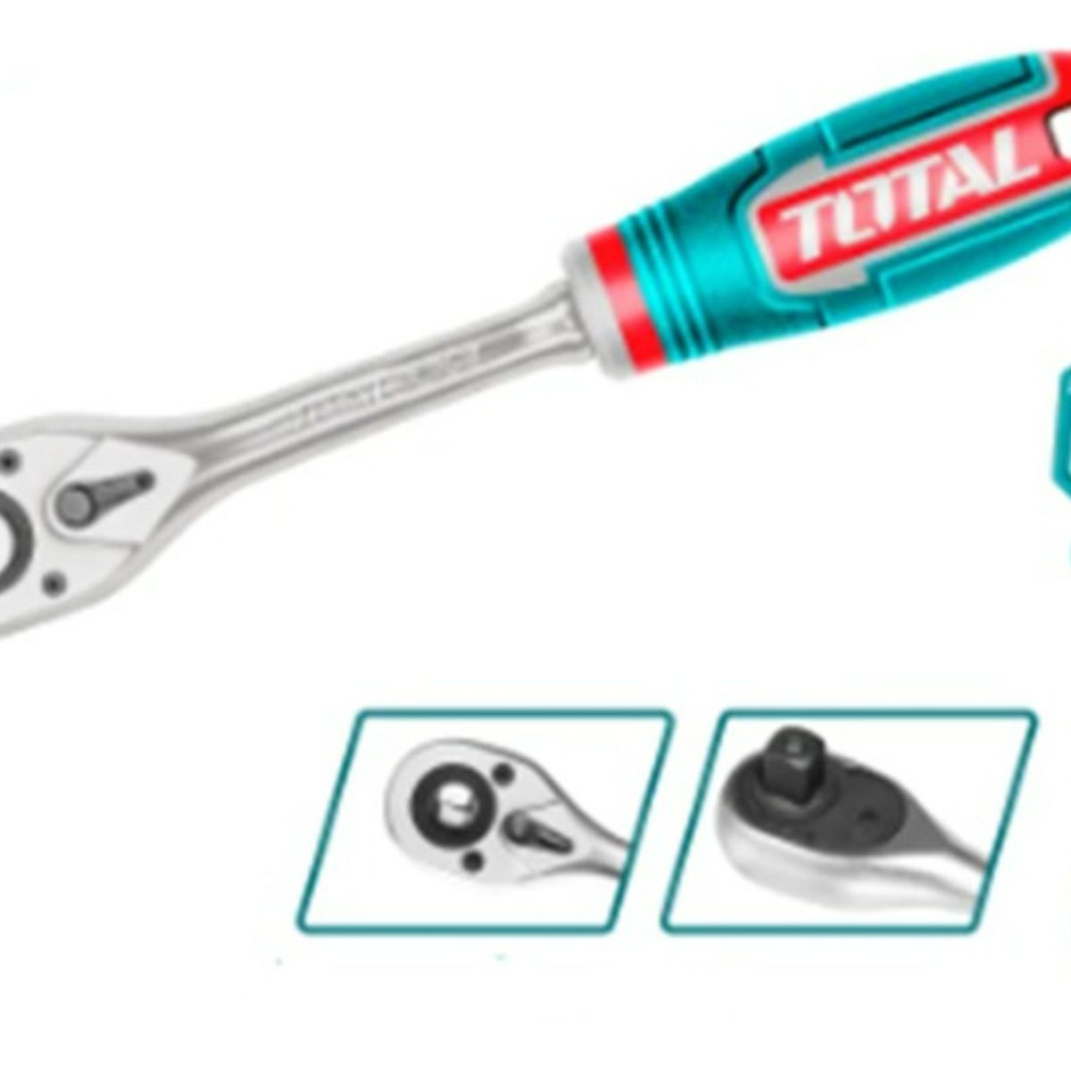 TOTAL TOOLS - Llave Chicharra Cuadrante 12 Pulgadas Tht106126 Total