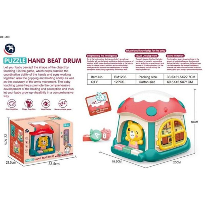 GENERICO - Juegos Para Bebes Didactico Tambor Ritmos Piezas Y Figuras