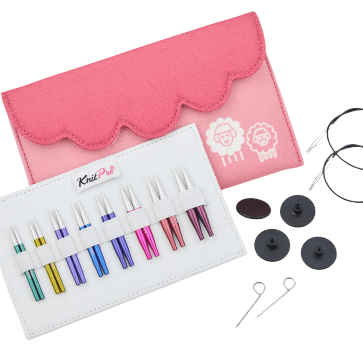 GENERICO - Palillos Intercambiables Mini (5cm) KnitPro Zing