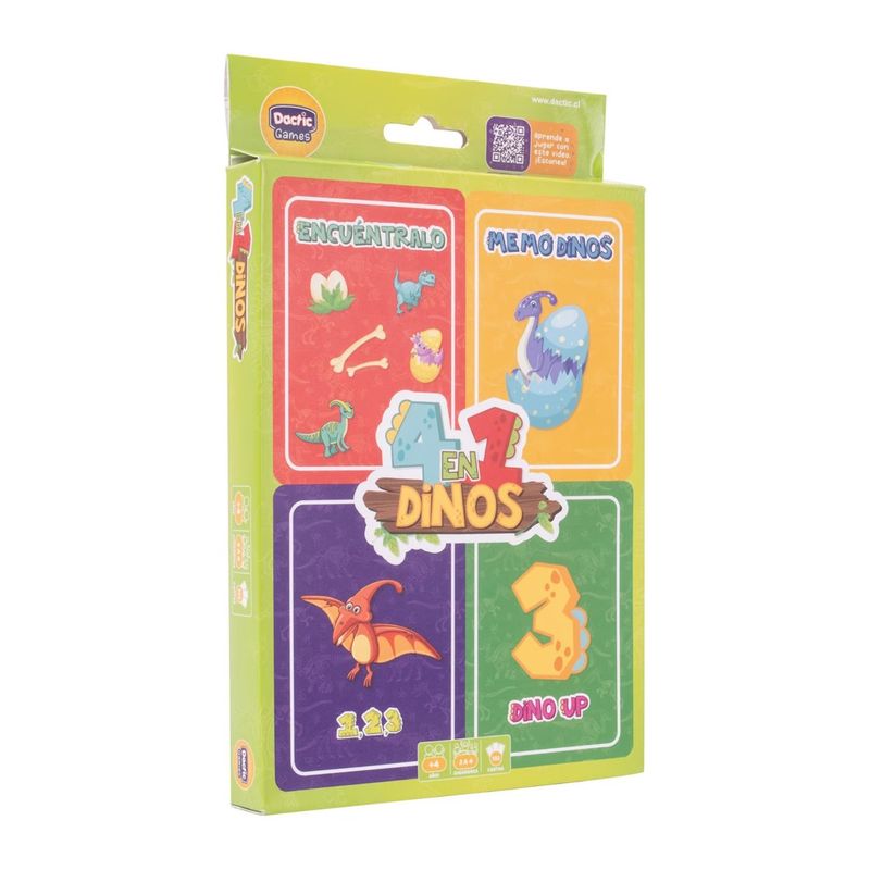 DACTIC - Juego Dinosaurio 4 en 1
