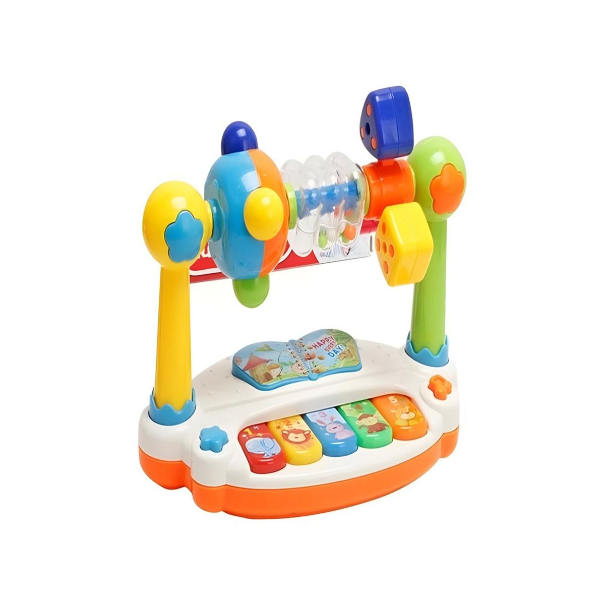 GENERICO - PIANO MUSICAL JUGUETE DIDÁCTICO GIRATORIO 27n6