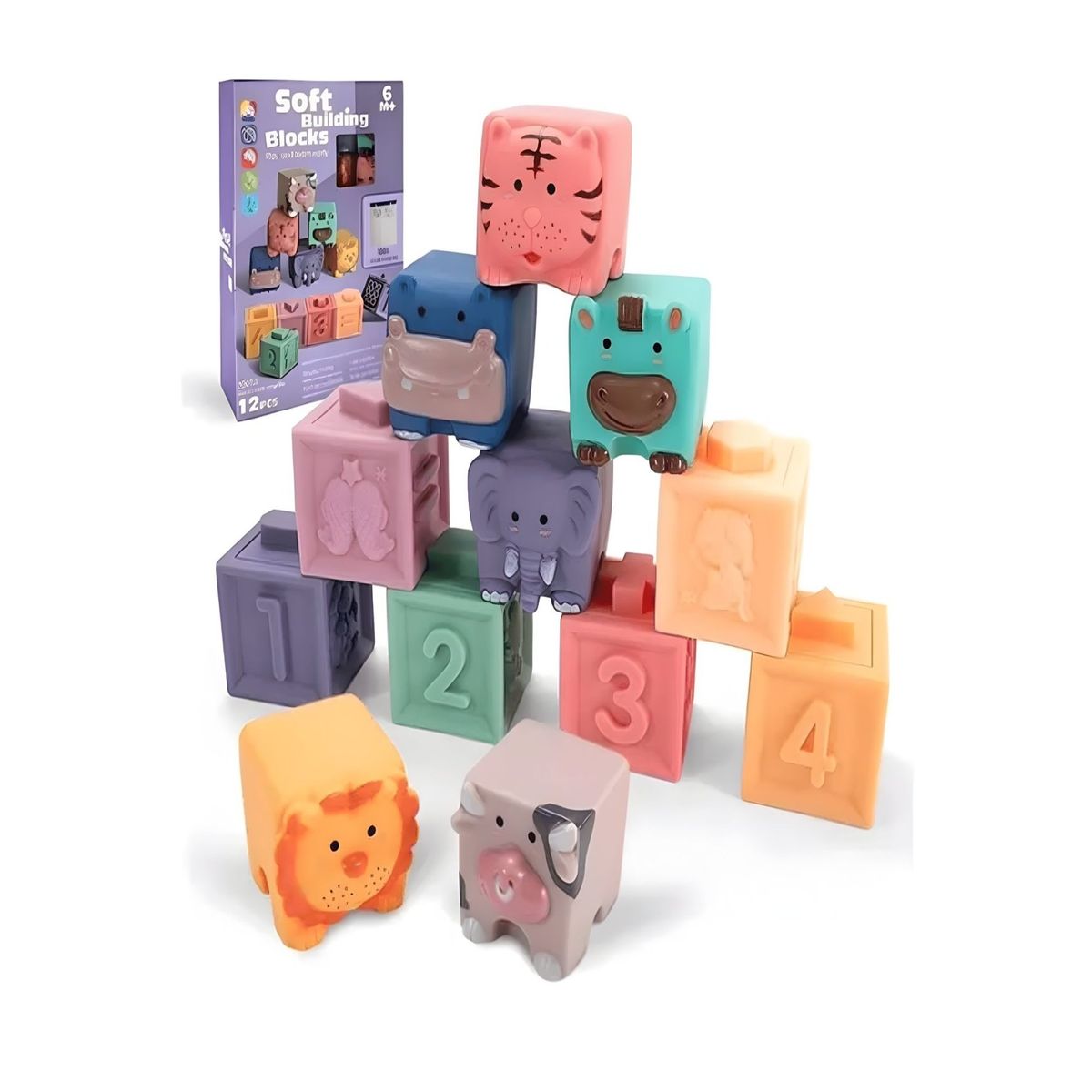 GENERICO - Juguete Didactico Bloque sensorial Educativo 28n2