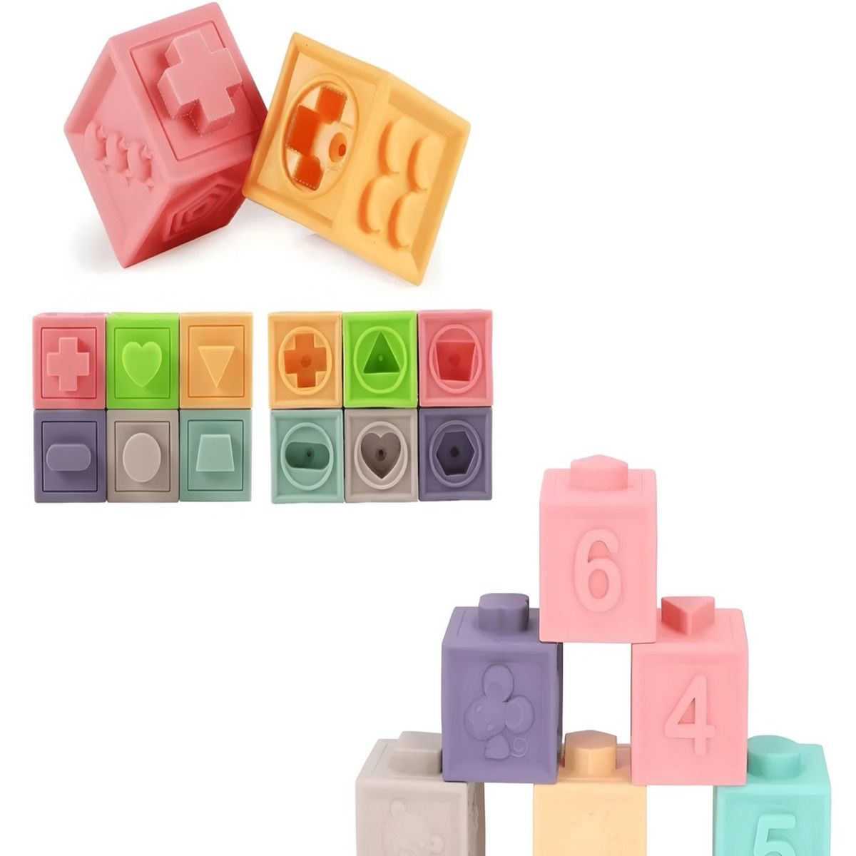 GENERICO - Juguete Didactico Bloque sensorial Educativo 28n2