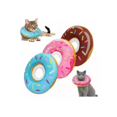 GENERICO - Collar Dona Protección Anti-lamido Para Mascotas Talla M - Cafe - M