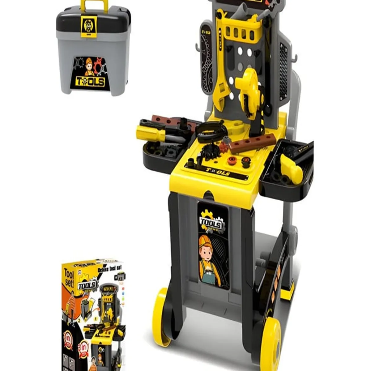 GENERICO - JUGUETE MALETA  3 EN 1 HERRAMIENTAS INFANTIL NIÑO