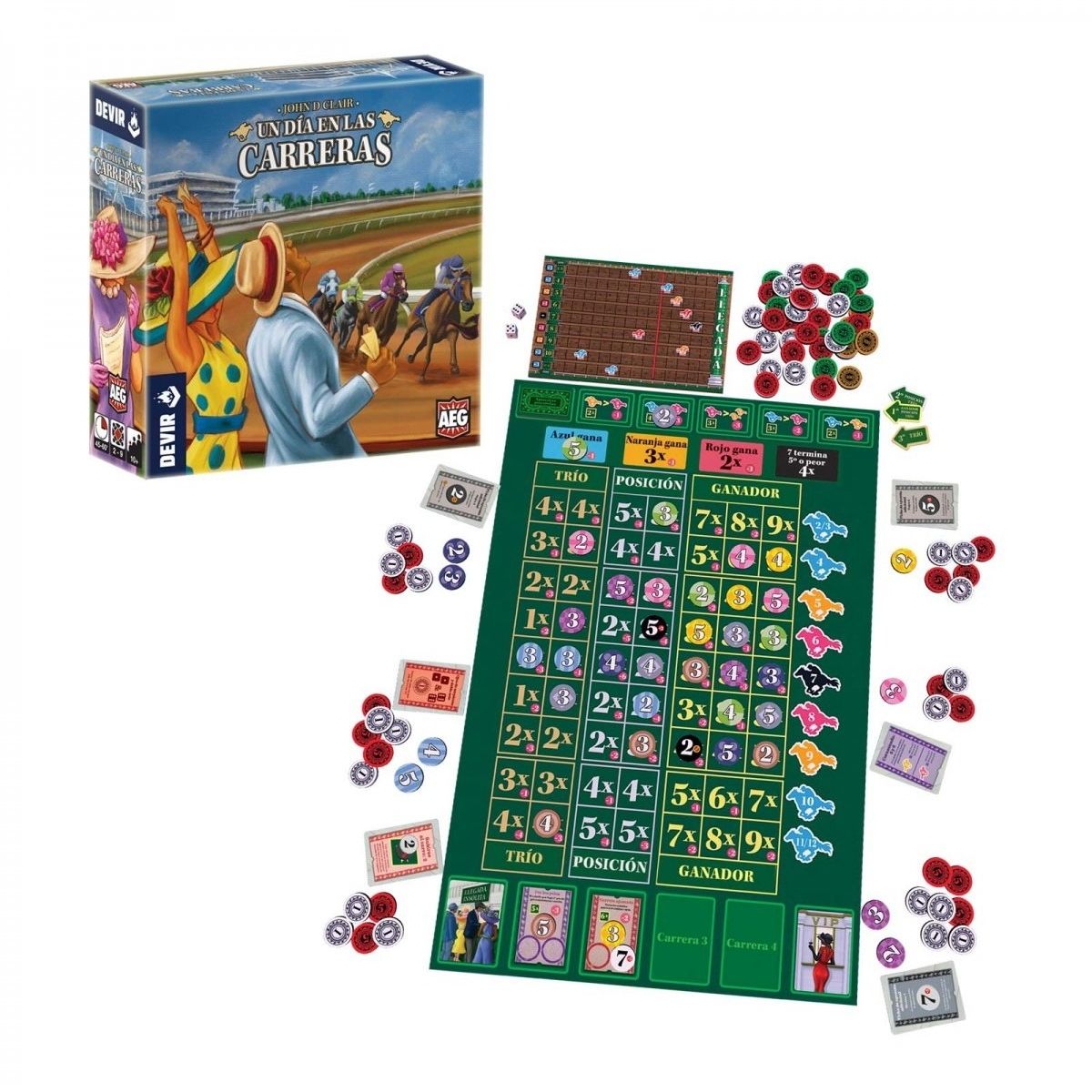 TOP10BOOKS - JUEGO Un Día En Las Carreras - Un Día En Las Carreras
