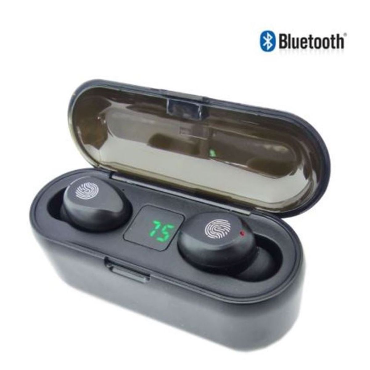 OEM - AUDIFONOS BLUETOOTH CARGADOR MAGNETICO E INDICADOR DE CARGA DIGITAL.