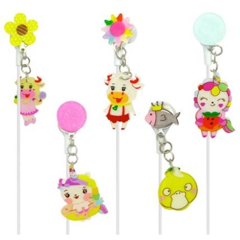 OEM - AUDIFONOS PARA NIÑAS CON CABLE ARETES TUK K-999 9 DISEÑOS