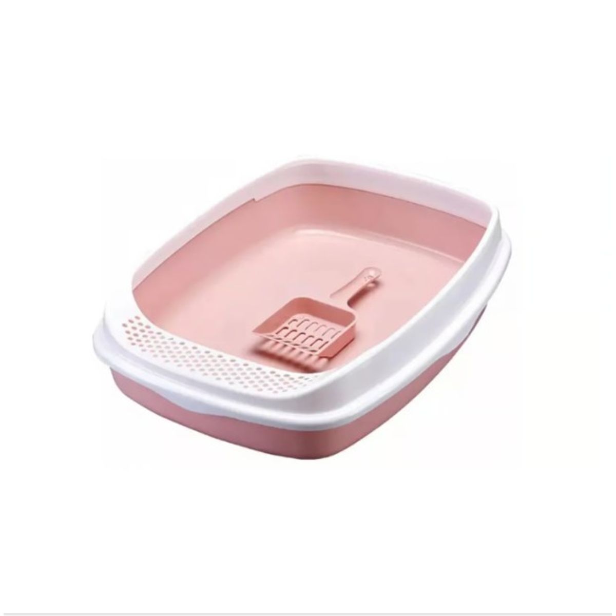 GENERICO - Areneros Para Gatos Rosa Claro Con Pala