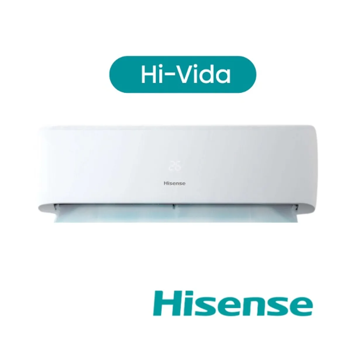 HISENSE - Aire Acondicionado split inverter 9000 btu HISENSE Hi Vida