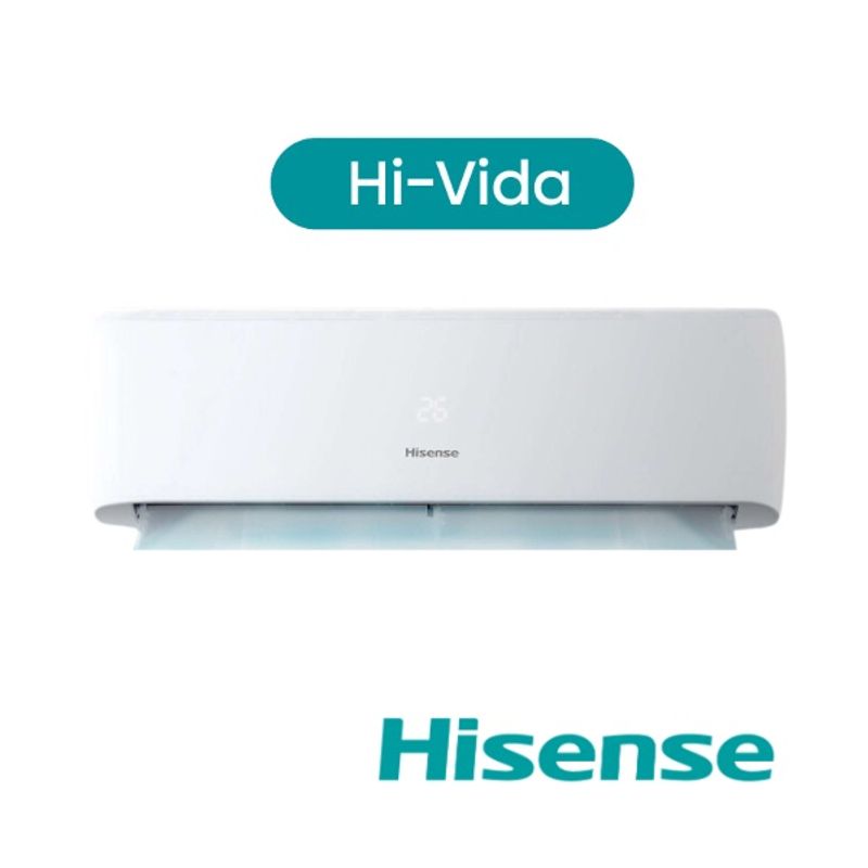 HISENSE - Aire Acondicionado split inverter 9000 btu HISENSE Hi Vida