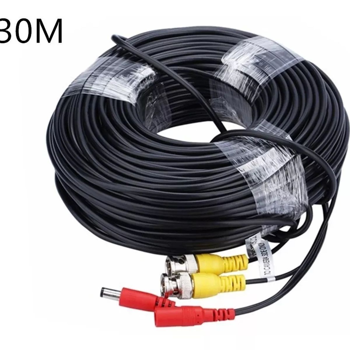 GENERICO - Cable Para Camara Vigilancia Video Y Poder 30 Mts.