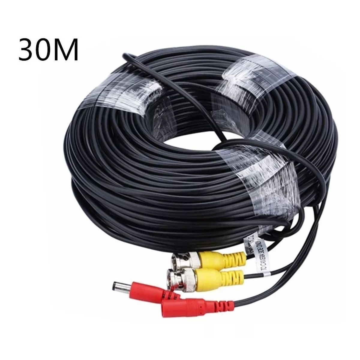 GENERICO - Cable Para Camara Vigilancia Video Y Poder 30 Mts.