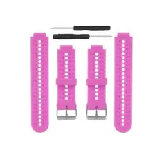 GENERICO - Correa Silicona Para Garmin Forerunner 235 220 230 620 735tx-ROSA