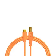 GENERICO - Cable USB B a USB C 15m Naranjo Chroma DJ Techtools