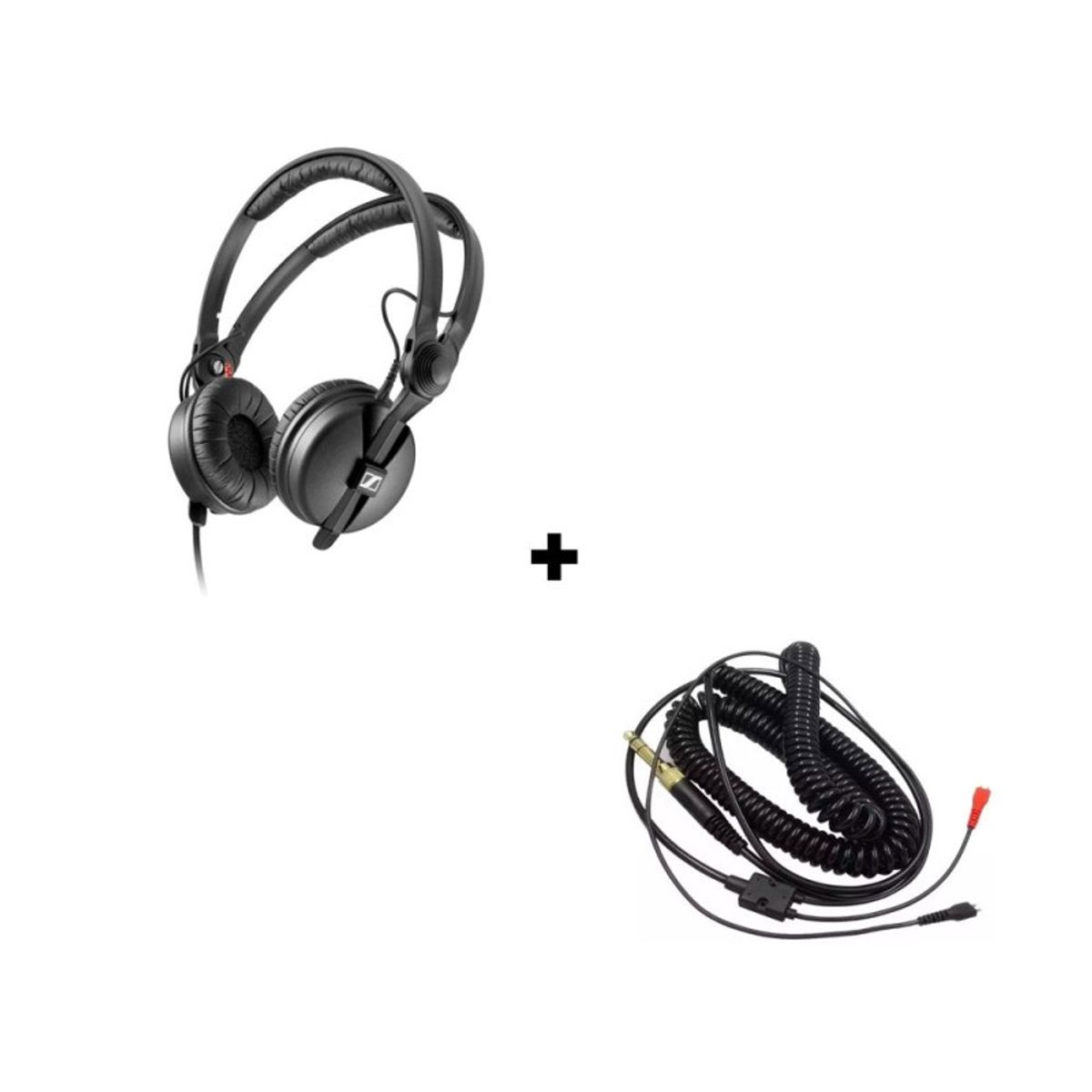 GENERICO - Audífonos DJ Sennheiser HD 25 con Cable Espiral