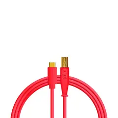 GENERICO - Cable USB B a USB C 15m Rojo Chroma DJ Techtools