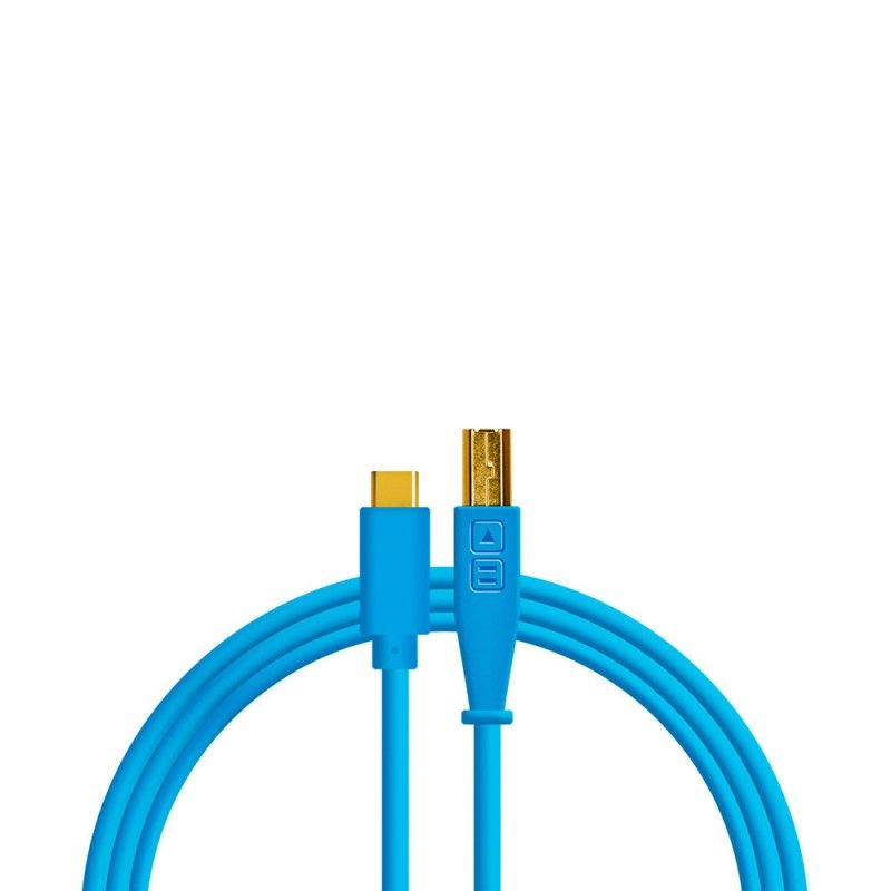 GENERICO - Cable USB B a USB C 15m Azul Chroma DJ Techtools