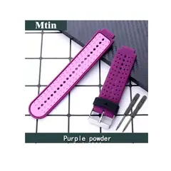 GENERICO - Correa Bicolor Para Garmin Forerunner 220 230 235 620 735tx-VIOLETA