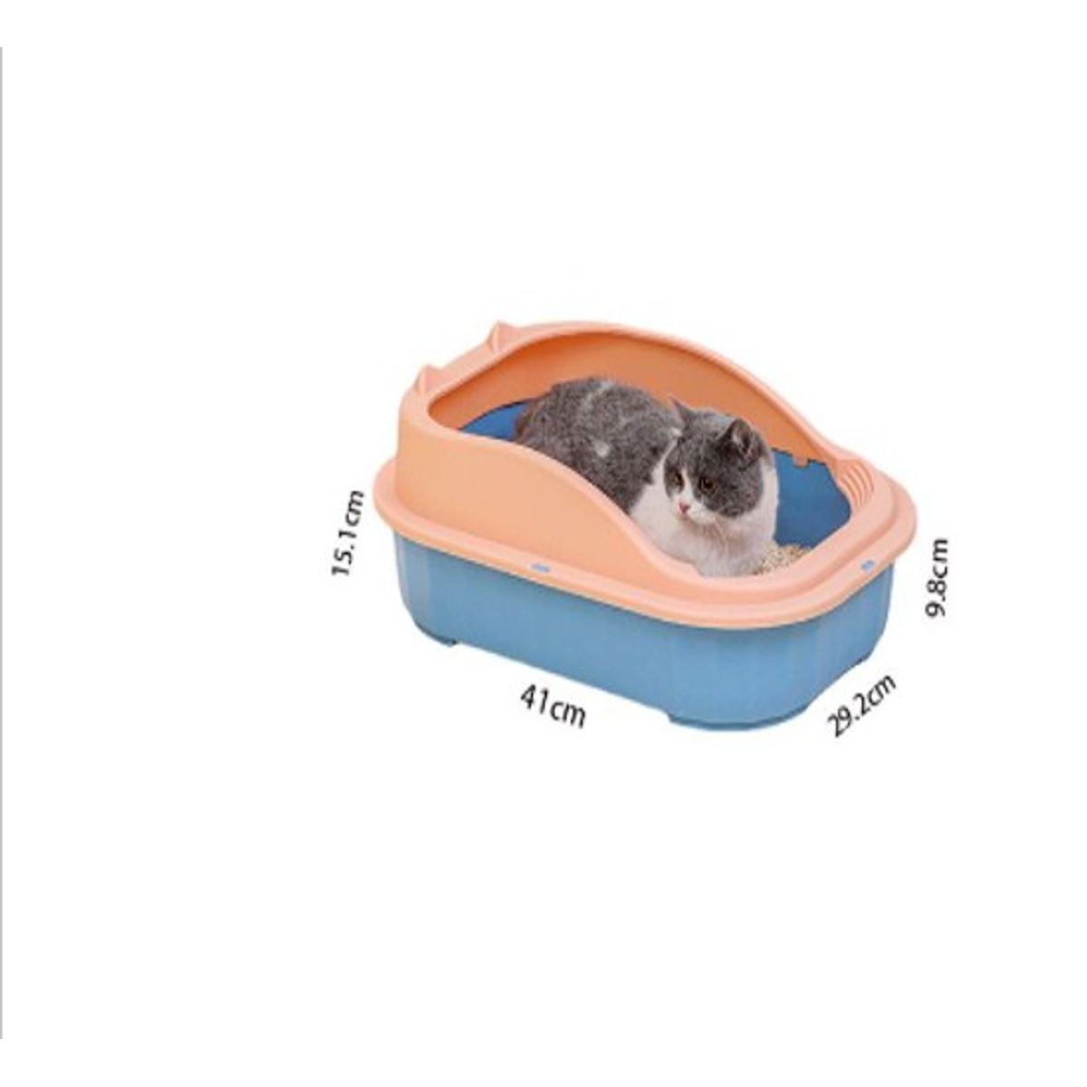 GENERICO - Arenero Baño Para Gatos Bandeja Sanitaria Grande