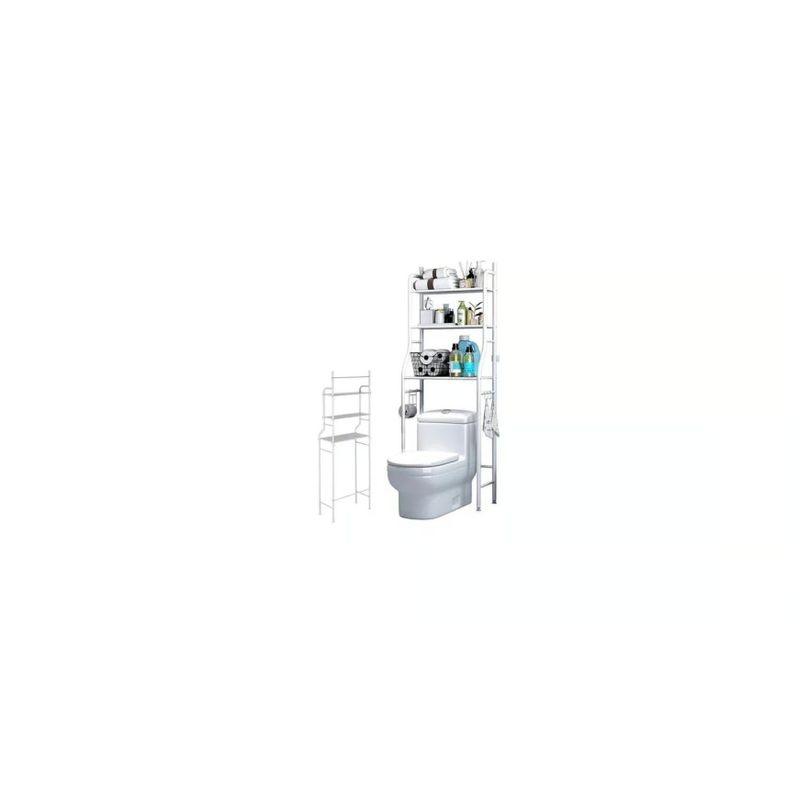 GENERICO - Repisa Baño Muebles Organizador Fierro Portátil Estantes Baño