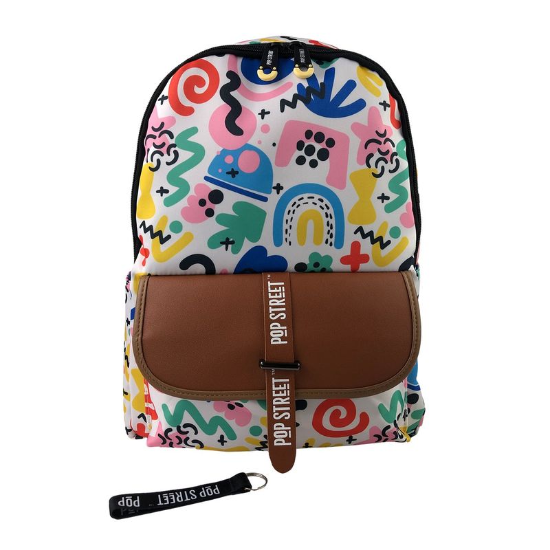 GENERICO - Mochila Juvenil Pop Street Yum Var Café