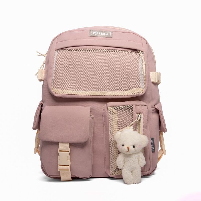 GENERICO - Mochila Pop Street Kustomized Bear Pink