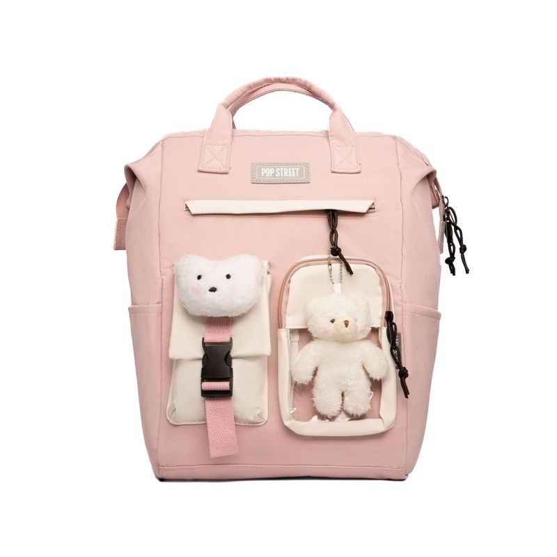 GENERICO - Mochila Pop Street K-Bag Bear Pink