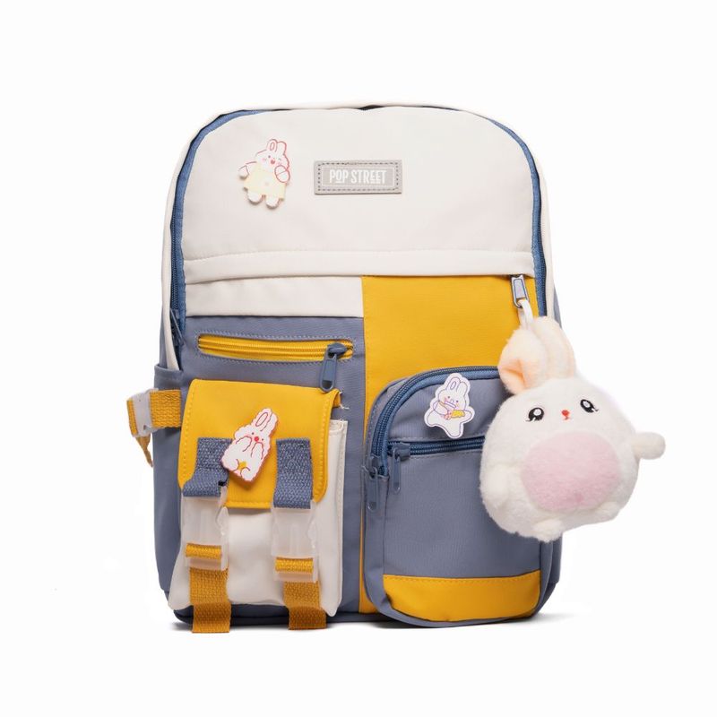 GENERICO - Mochila Pop Street Kustomized Rabbit Blue