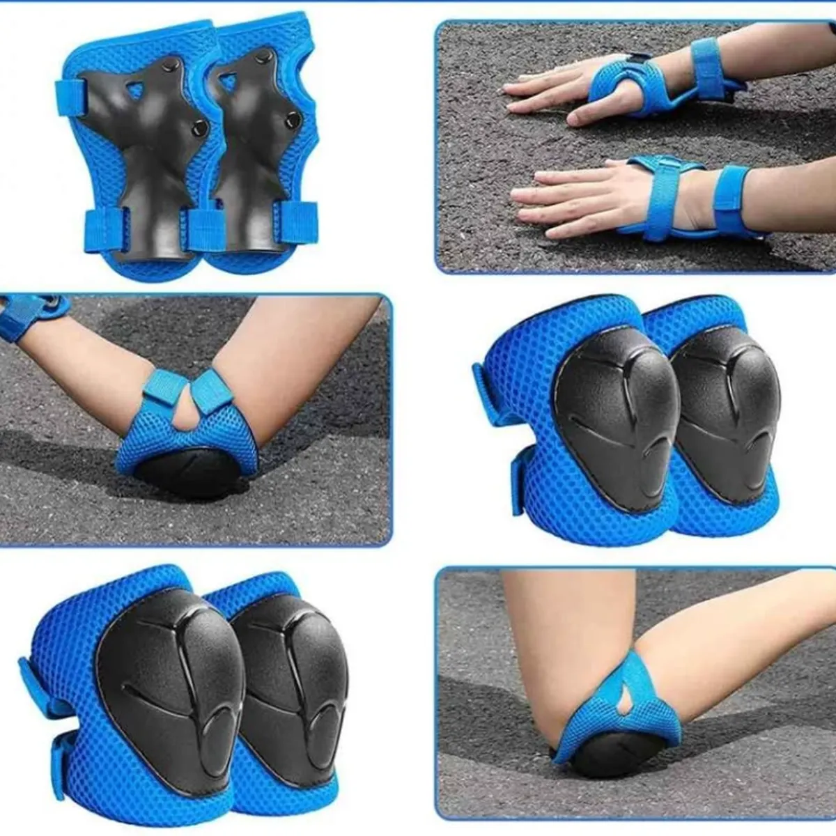 GENERICO - PATINES AJUSTABLES NIÑO CON PROTECCION TALLA S 30 AL 33