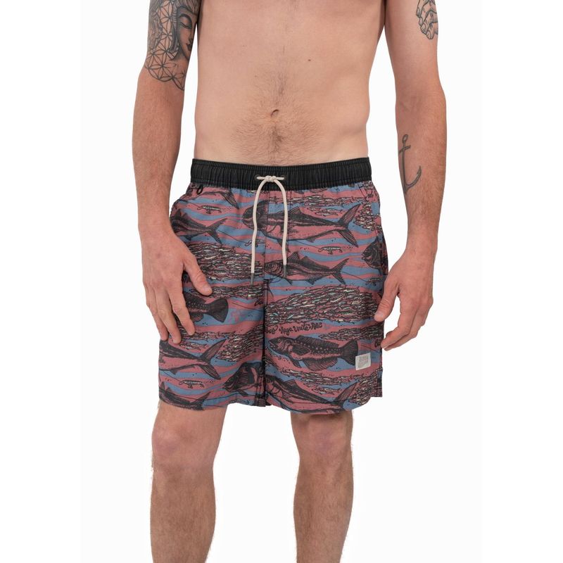 KAYA UNITE - Traje de Baño Volley Catch Burdeo_.