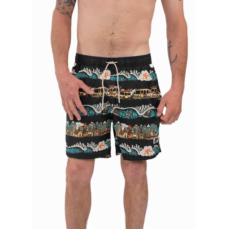 KAYA UNITE - Traje de Baño Volley Push Negro