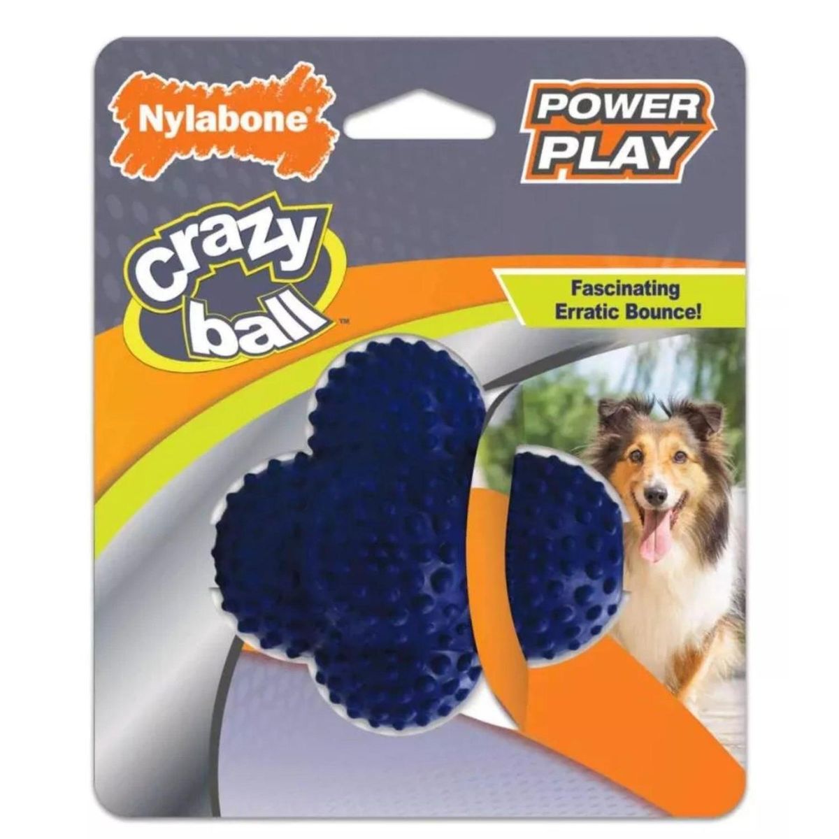 NYLABONE - Juguete Para Perro Lanzador Nylabone Play Crazy Ball Talla L
