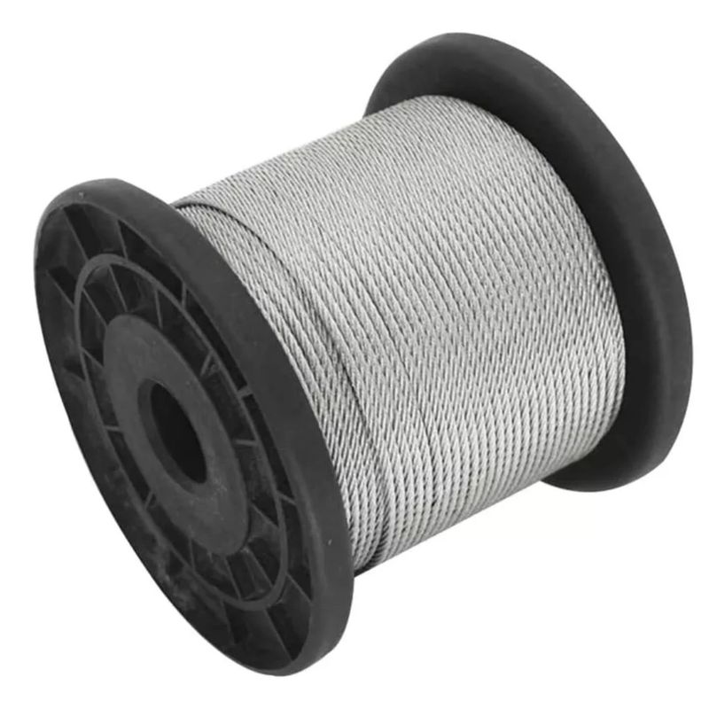 GENERICO - Piola De Acero Galvanizado 4 Mm 100 Metros Dicas