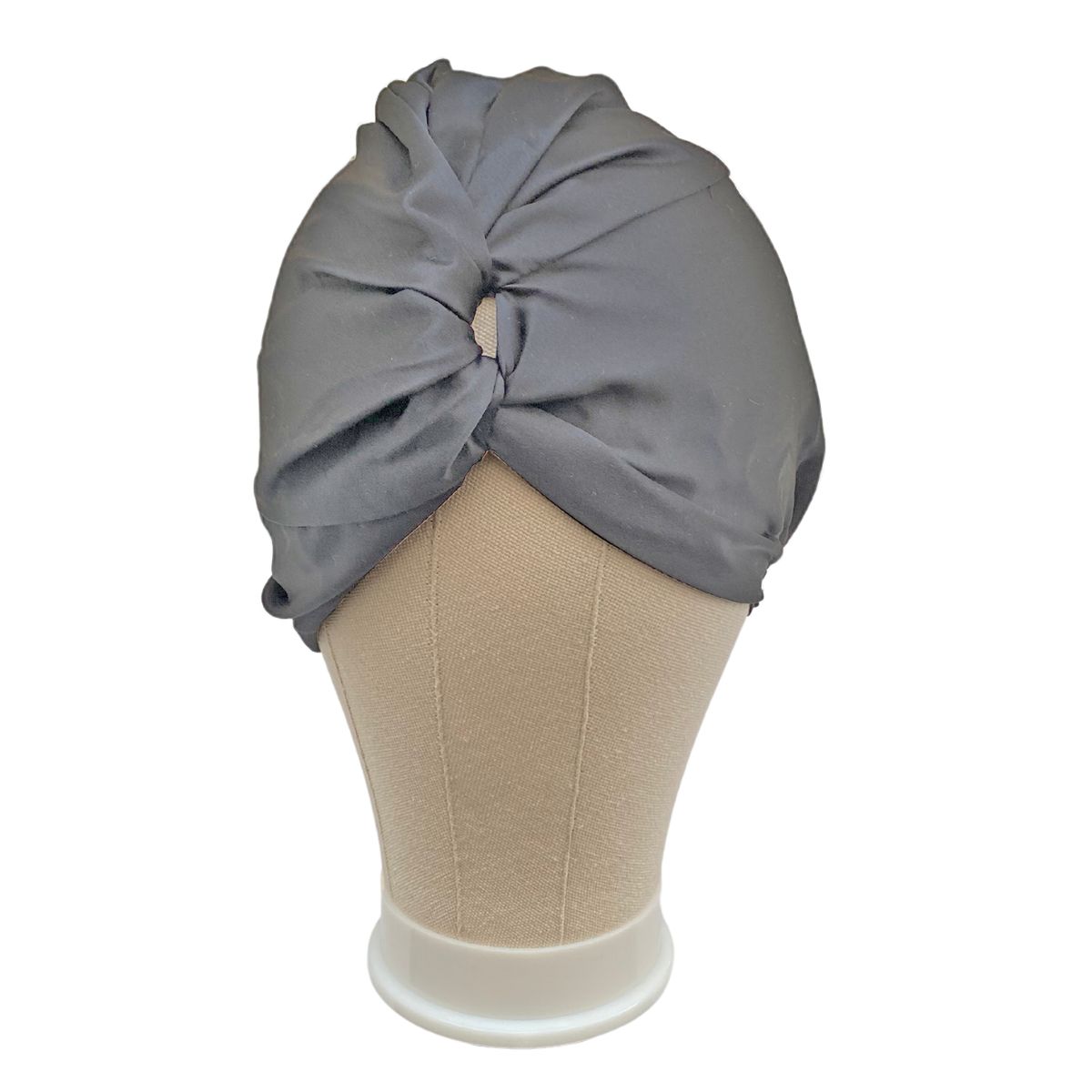 STUDIO VITAMINA - Turbante 100% Seda Color Gris