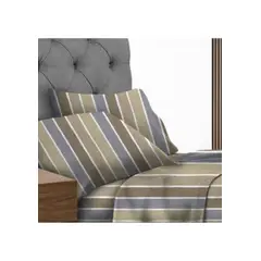 ILLUSIONS - Sábanas 2 Plazas De 144 Hilos Máximo Confort GRIS