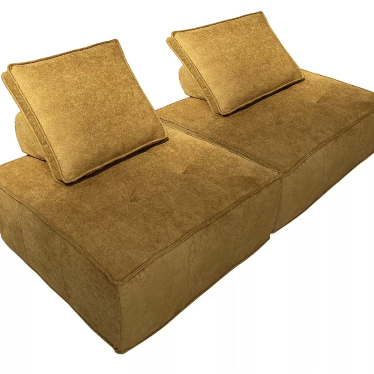 HOMER DESIGN - juego 2 Sofa Modular Individual 85x85x70cm Alta Elasticidad