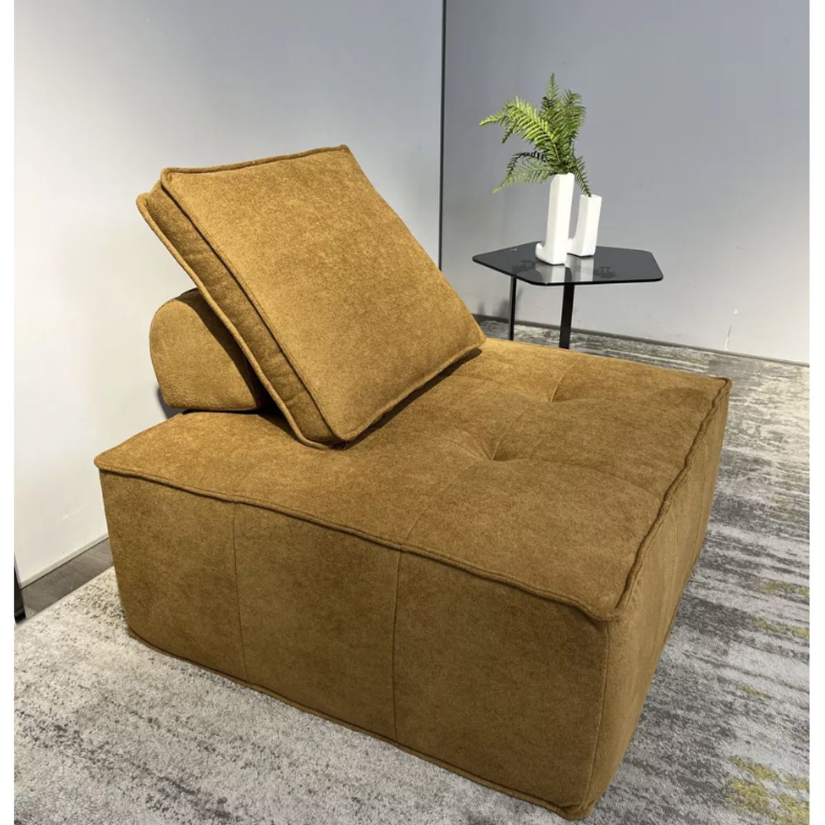 HOMER DESIGN - juego 2 Sofa Modular Individual 85x85x70cm Alta Elasticidad